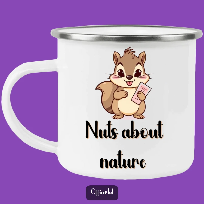 Funny Squirrel Patrol Mug: Hilarious Campfire Companion for Trail Mischief