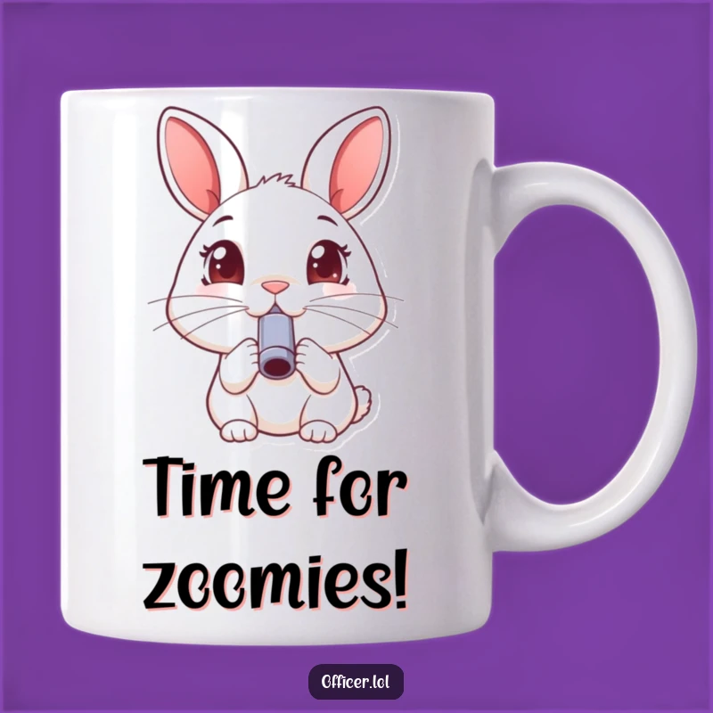 Funny Rabbit Whistle Mug: Joyful Animal Signal Gift for Happy People