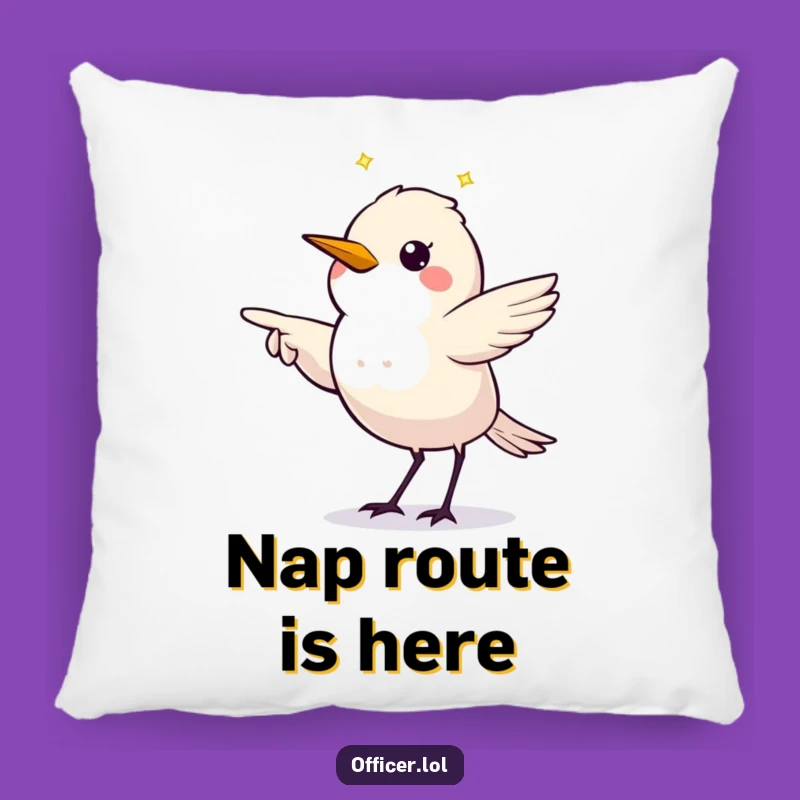 Funny Starling Pillow: Cozy Guidance, Twinkling Bird, Ideal Funny Gift!