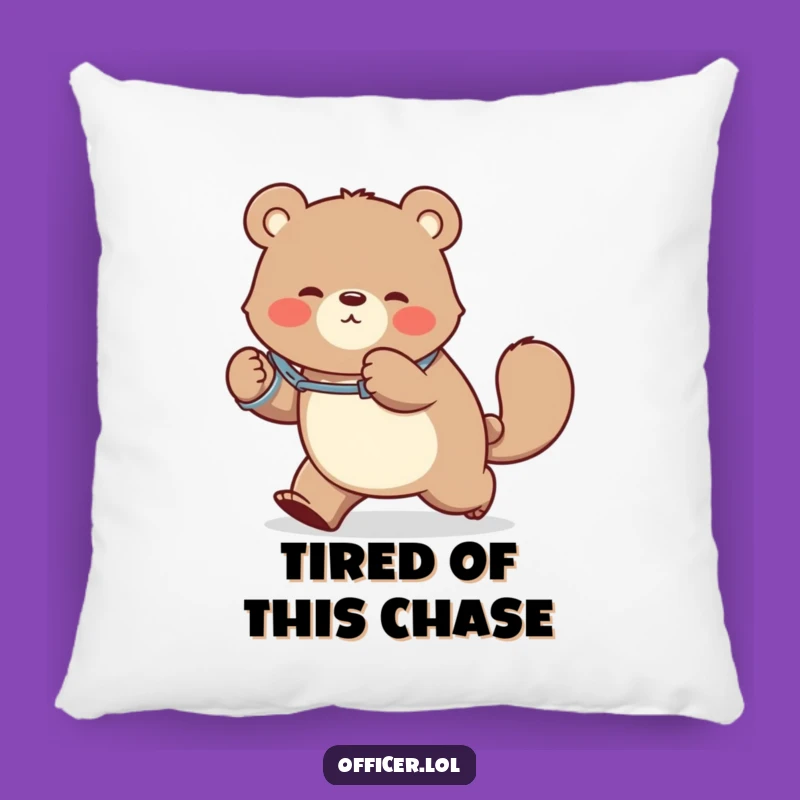Funny Bear Pillow: Snuggle Up with Laughter and Comfort!