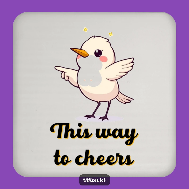 Funny Starling Coasters: Guide Your Drinks with Humorous Style!