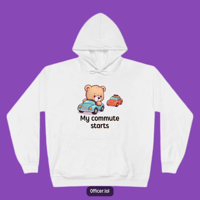 Cozy Bear Cub Director Hoodie: Stay Warm with Gentle Guidance Humor, Ideal Funny Gift