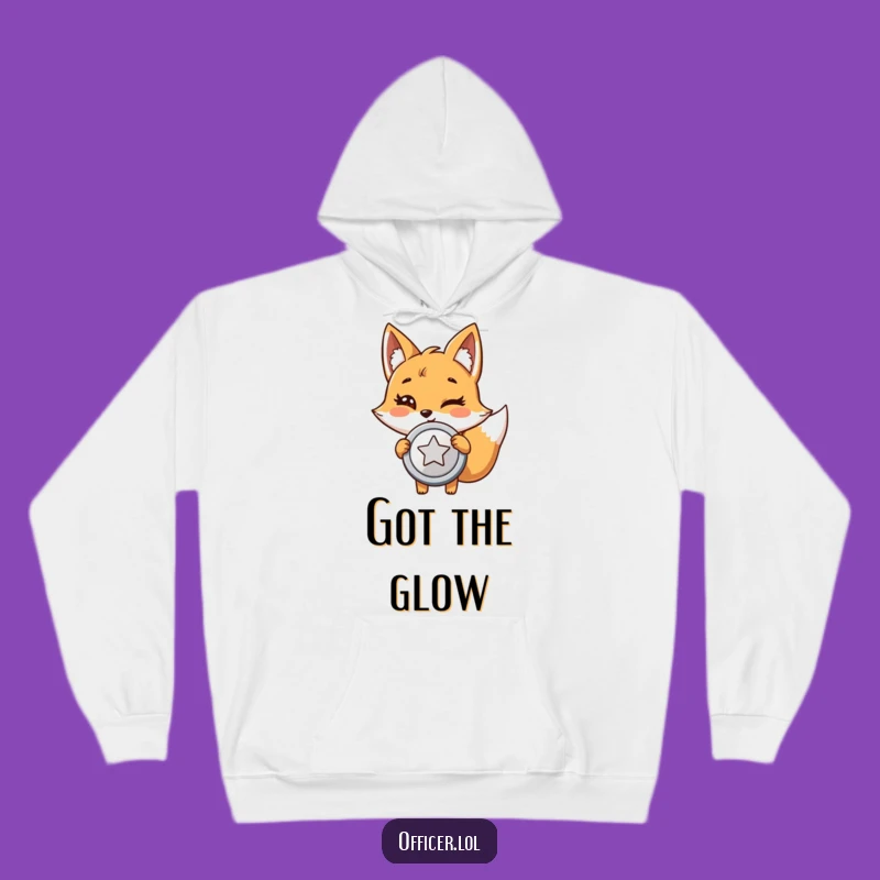 Cozy Funny Fox Award Hoodie: Stay Warm and Proud with This Humorous Detective Design