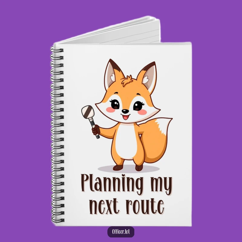 Funny Fox Traffic Director Notebook: Organize Your Thoughts with Confidence, Great Gift