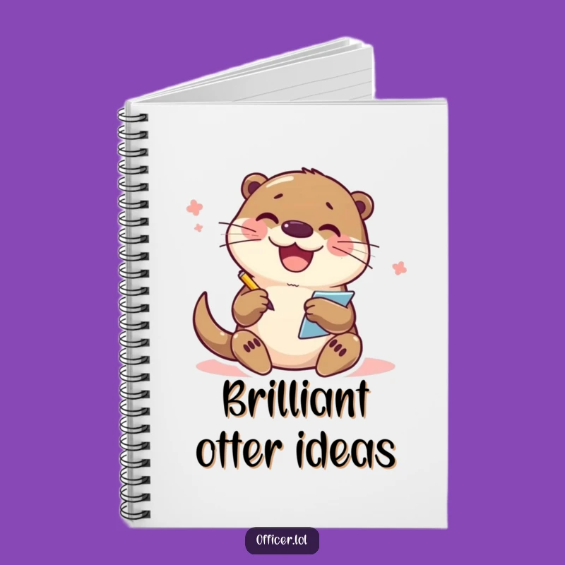 Funny Otter Note-Taking Notebook: Capture Ideas with This Enthusiastic Otter