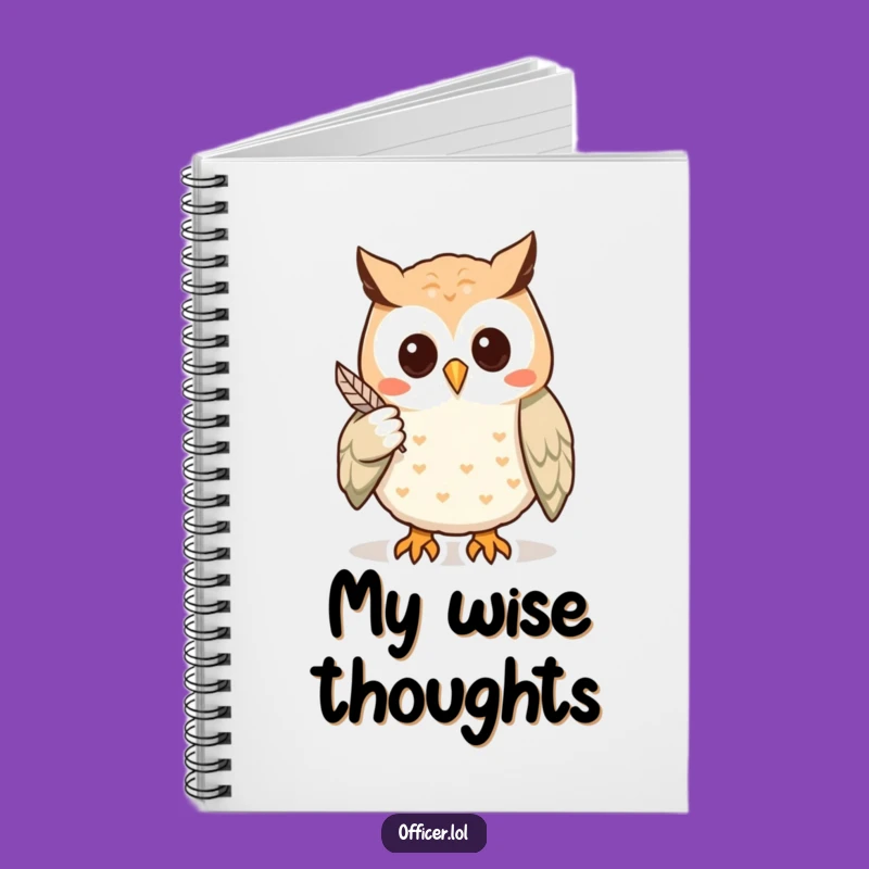 Funny Owl Clue Notebook: Hilarious Journal for Your Brilliant Deductions