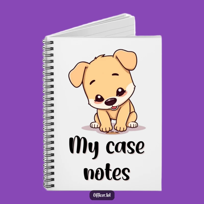 Funny Dog Detective Notebook: Jot Down Clues with This Humorous Canine Stationery
