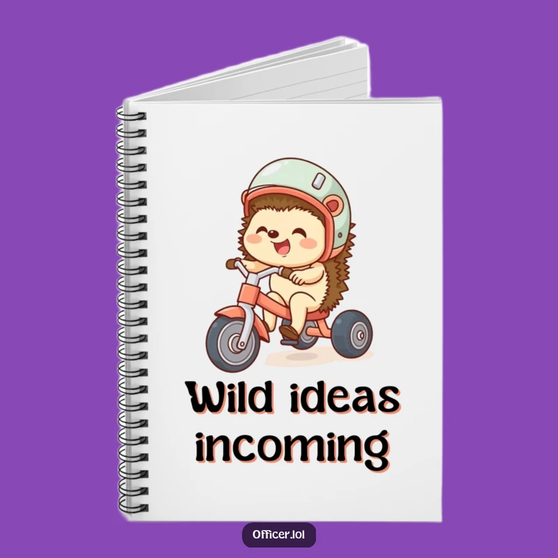 Funny Hedgehog Adventure Notebook: Hilarious Journal for Joyful Thoughts