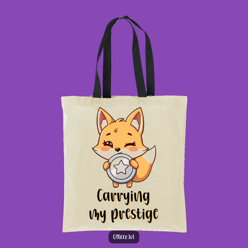 Funny Fox Case Closed Tote Bag: Carry Your Success with This Hilarious Detective Design